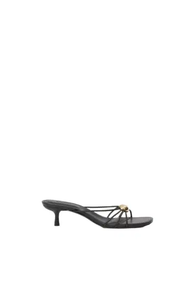 Simkhai Amaya Leather Strappy Kitten Heel | Thumbnail 1 Simkhai Amaya Leather Strappy Kitten Heel | Thumbnail 1