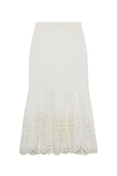 Simkhai Eveletta Embroidered Knit Midi Skirt | Thumbnail 1 Simkhai Eveletta Embroidered Knit Midi Skirt | Thumbnail 1