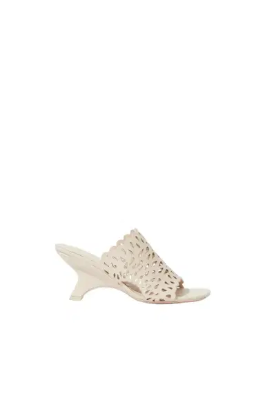 Simkhai Shadow Mule Laser Cut Leather Sandal | Thumbnail 1 Simkhai Shadow Mule Laser Cut Leather Sandal | Thumbnail 1
