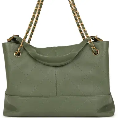 Chanel Chanel Small Coco Hobo Bag Khaki Calfskin Antique Gold Hardware | Thumbnail 4 Chanel Chanel Small Coco Hobo Bag Khaki Calfskin Antique Gold Hardware | Thumbnail 4