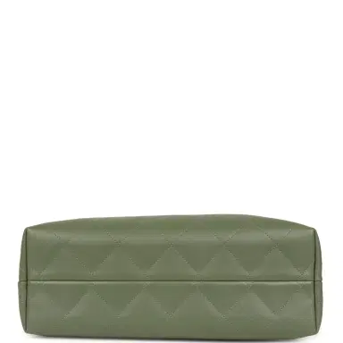 Chanel Chanel Small Coco Hobo Bag Khaki Calfskin Antique Gold Hardware | Thumbnail 6 Chanel Chanel Small Coco Hobo Bag Khaki Calfskin Antique Gold Hardware | Thumbnail 6