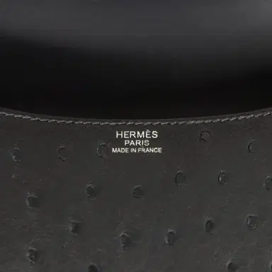 HERMÈS Hermes Constance 1-24 Caban Ostrich Palladium Hardware | Thumbnail 7 HERMÈS Hermes Constance 1-24 Caban Ostrich Palladium Hardware | Thumbnail 7