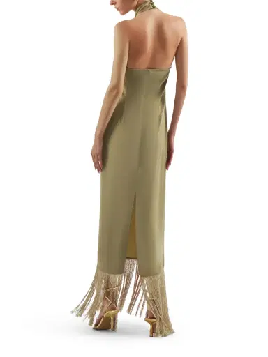 Taller Marmo Berlin Fringe Dress | Thumbnail 3 Taller Marmo Berlin Fringe Dress | Thumbnail 3