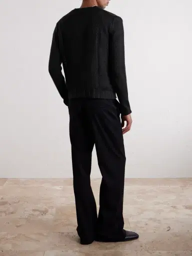 Saman Amel Gio Silk Sweater - Men | Thumbnail 4 Saman Amel Gio Silk Sweater - Men | Thumbnail 4