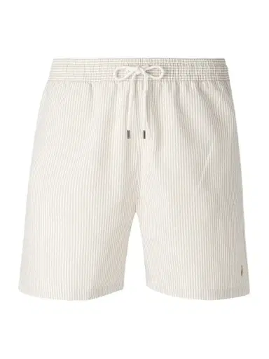 Polo Ralph Lauren Mid-Length Cotton-Blend Seersucker Swim Shorts - Men | Thumbnail 1 Polo Ralph Lauren Mid-Length Cotton-Blend Seersucker Swim Shorts - Men | Thumbnail 1