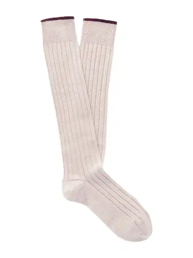 Brunello Cucinelli Ribbed Cashmere Socks - Men | Thumbnail 1 Brunello Cucinelli Ribbed Cashmere Socks - Men | Thumbnail 1
