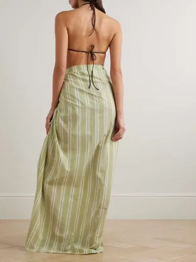 Faithfull Lomas Striped Cotton Pareo | Thumbnail 3 Faithfull Lomas Striped Cotton Pareo | Thumbnail 3