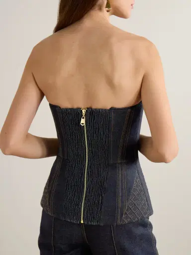 Zimmermann Denim Corset Top | Thumbnail 3 Zimmermann Denim Corset Top | Thumbnail 3