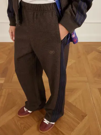 Aimé Leon Dore Striped Herringbone Wool And Cotton-blend Track Pants | Thumbnail 5 Aimé Leon Dore Striped Herringbone Wool And Cotton-blend Track Pants | Thumbnail 5