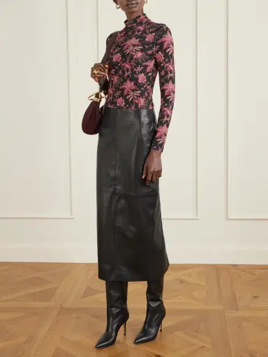 Ulla Johnson Aurelia Floral-print Stretch-jersey Turtleneck Top | Thumbnail 2 Ulla Johnson Aurelia Floral-print Stretch-jersey Turtleneck Top | Thumbnail 2