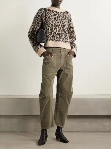 Nili Lotan Shon Cotton-blend Corduroy Tapered Pants | Thumbnail 2 Nili Lotan Shon Cotton-blend Corduroy Tapered Pants | Thumbnail 2