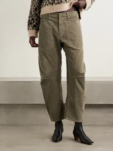 Nili Lotan Shon Cotton-blend Corduroy Tapered Pants | Thumbnail 3 Nili Lotan Shon Cotton-blend Corduroy Tapered Pants | Thumbnail 3