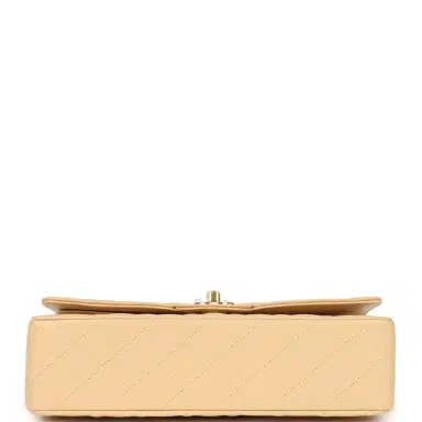 Chanel Chanel Medium Classic Double Flap Beige Caviar Gold Hardware | Thumbnail 6 Chanel Chanel Medium Classic Double Flap Beige Caviar Gold Hardware | Thumbnail 6