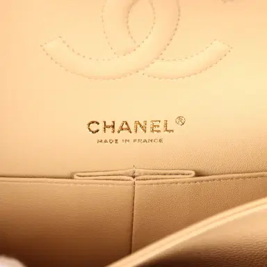 Chanel Chanel Medium Classic Double Flap Beige Caviar Gold Hardware | Thumbnail 8 Chanel Chanel Medium Classic Double Flap Beige Caviar Gold Hardware | Thumbnail 8