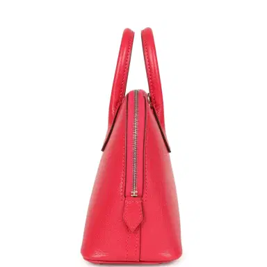 HERMÈS Hermes Mini 1923 Bolide Rose Extreme Chevre Chamkila Palladium Hardware | Thumbnail 3 HERMÈS Hermes Mini 1923 Bolide Rose Extreme Chevre Chamkila Palladium Hardware | Thumbnail 3