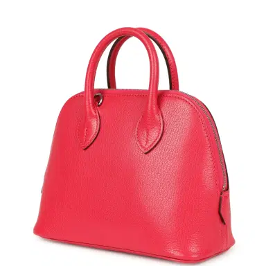 HERMÈS Hermes Mini 1923 Bolide Rose Extreme Chevre Chamkila Palladium Hardware | Thumbnail 5 HERMÈS Hermes Mini 1923 Bolide Rose Extreme Chevre Chamkila Palladium Hardware | Thumbnail 5
