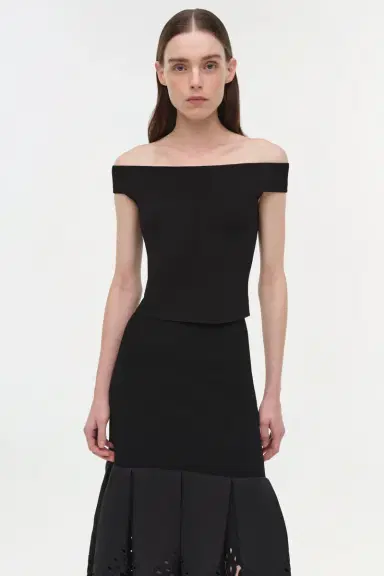 Simkhai Eveletta Embroidered Knit Midi Skirt | Thumbnail 4 Simkhai Eveletta Embroidered Knit Midi Skirt | Thumbnail 4