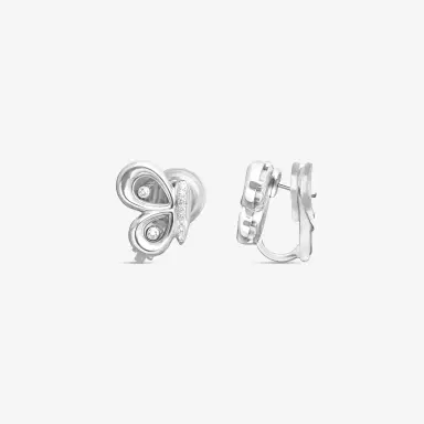 Chopard Chopard Happy Butterfly 18K White Gold Diamond Stud Earrings by The Solist | Thumbnail 3 Chopard Chopard Happy Butterfly 18K White Gold Diamond Stud Earrings by The Solist | Thumbnail 3