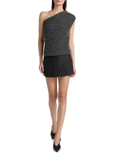 A.L.C. Women's Sue One-Shoulder Rib-Knit Top | Thumbnail 2 A.L.C. Women's Sue One-Shoulder Rib-Knit Top | Thumbnail 2