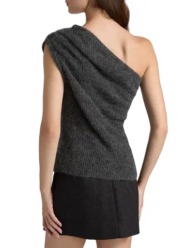 A.L.C. Women's Sue One-Shoulder Rib-Knit Top | Thumbnail 5 A.L.C. Women's Sue One-Shoulder Rib-Knit Top | Thumbnail 5