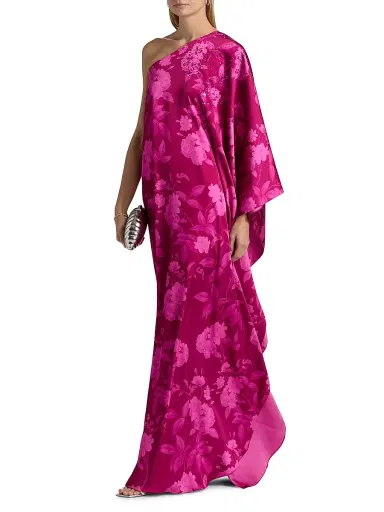 SACHIN BABI Women's Demi Embellished One-Shoulder Gown - Rhodolite Roses | Thumbnail 2 SACHIN BABI Women's Demi Embellished One-Shoulder Gown - Rhodolite Roses | Thumbnail 2