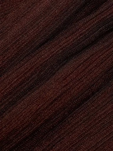 SIMKHAI Women's Selena Pleated Chiffon Midi-Dress - Mahogany | Thumbnail 7 SIMKHAI Women's Selena Pleated Chiffon Midi-Dress - Mahogany | Thumbnail 7