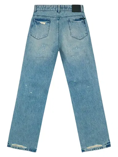 RTA Men's Jonas Distressed Straight Jeans | Thumbnail 2 RTA Men's Jonas Distressed Straight Jeans | Thumbnail 2