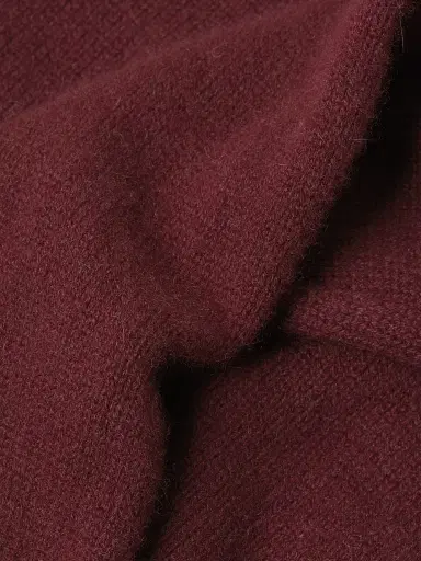 The Elder Statesman Men's Statesman Cashmere Crewneck Sweater - Bordeaux - Size XL | Thumbnail 6 The Elder Statesman Men's Statesman Cashmere Crewneck Sweater - Bordeaux - Size XL | Thumbnail 6