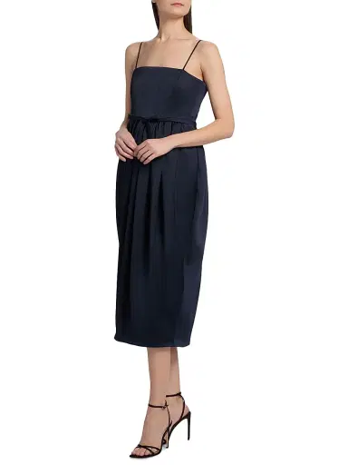 Cinq à Sept Women's Soline Sleeveless Midi-Dress - Navy | Thumbnail 4 Cinq à Sept Women's Soline Sleeveless Midi-Dress - Navy | Thumbnail 4