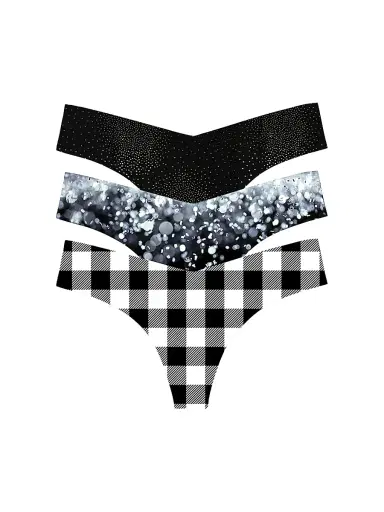 Commando Women's Classic 3-Pack Raw-Cut Thongs | Thumbnail 1 Commando Women's Classic 3-Pack Raw-Cut Thongs | Thumbnail 1