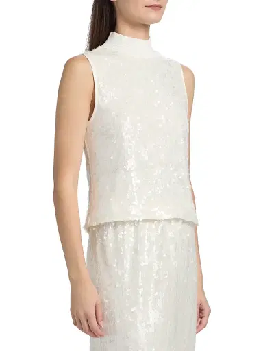 Ramy Brook Women's Cellina Sequined Sleeveless Top | Thumbnail 4 Ramy Brook Women's Cellina Sequined Sleeveless Top | Thumbnail 4