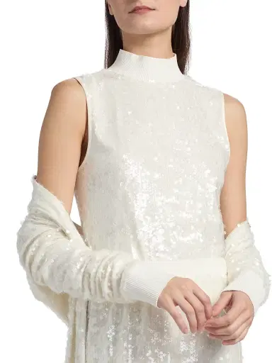 Ramy Brook Women's Cellina Sequined Sleeveless Top | Thumbnail 6 Ramy Brook Women's Cellina Sequined Sleeveless Top | Thumbnail 6