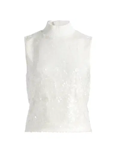Ramy Brook Women's Cellina Sequined Sleeveless Top | Thumbnail 1 Ramy Brook Women's Cellina Sequined Sleeveless Top | Thumbnail 1
