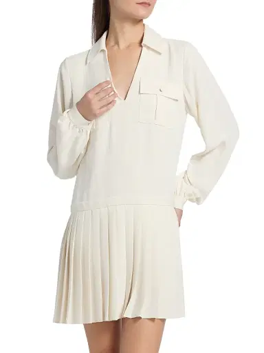 Ramy Brook Women's Mercedes Utility Pleated Minidress | Thumbnail 3 Ramy Brook Women's Mercedes Utility Pleated Minidress | Thumbnail 3