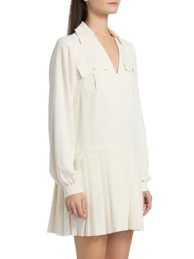 Ramy Brook Women's Mercedes Utility Pleated Minidress | Thumbnail 4 Ramy Brook Women's Mercedes Utility Pleated Minidress | Thumbnail 4