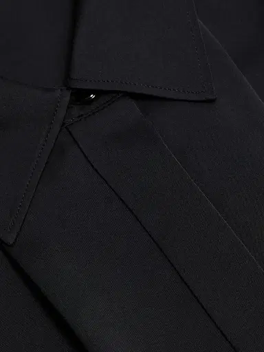 Ramy Brook Women's Amira Pleated Shirt - Black | Thumbnail 7 Ramy Brook Women's Amira Pleated Shirt - Black | Thumbnail 7