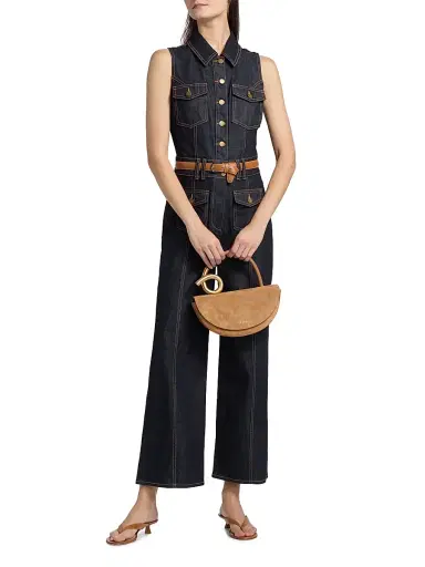 Ramy Brook Women's Stephania Denim Sleeveless Jumpsuit | Thumbnail 2 Ramy Brook Women's Stephania Denim Sleeveless Jumpsuit | Thumbnail 2
