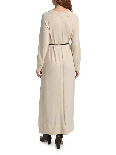 rag & bone Women's Loren Wool-Blend Self-Belt Maxi Dress - | Thumbnail 5 rag & bone Women's Loren Wool-Blend Self-Belt Maxi Dress - | Thumbnail 5