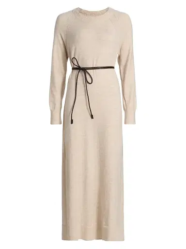 rag & bone Women's Loren Wool-Blend Self-Belt Maxi Dress - | Thumbnail 1 rag & bone Women's Loren Wool-Blend Self-Belt Maxi Dress - | Thumbnail 1