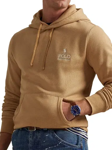 Polo Ralph Lauren Men's Seasonal Fleece Hoodie - Classic Camel - Size XXL | Thumbnail 5 Polo Ralph Lauren Men's Seasonal Fleece Hoodie - Classic Camel - Size XXL | Thumbnail 5