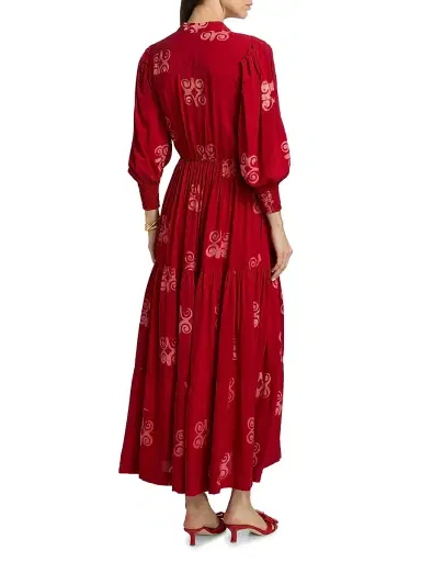 Elisamama Women's Yosola Printed Tiered Maxi Dress | Thumbnail 5 Elisamama Women's Yosola Printed Tiered Maxi Dress | Thumbnail 5