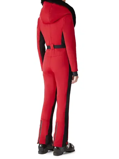 Mackage Women's Elle Shearling Trim Ski Suit - Red - Size XL | Thumbnail 4 Mackage Women's Elle Shearling Trim Ski Suit - Red - Size XL | Thumbnail 4