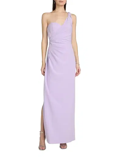 BCBGMAXAZRIA Women's Saphira Twist One-Shoulder Gown - Lavender - Size 8 | Thumbnail 3 BCBGMAXAZRIA Women's Saphira Twist One-Shoulder Gown - Lavender - Size 8 | Thumbnail 3