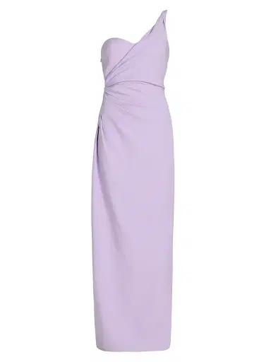 BCBGMAXAZRIA Women's Saphira Twist One-Shoulder Gown - Lavender - Size 8 | Thumbnail 1 BCBGMAXAZRIA Women's Saphira Twist One-Shoulder Gown - Lavender - Size 8 | Thumbnail 1
