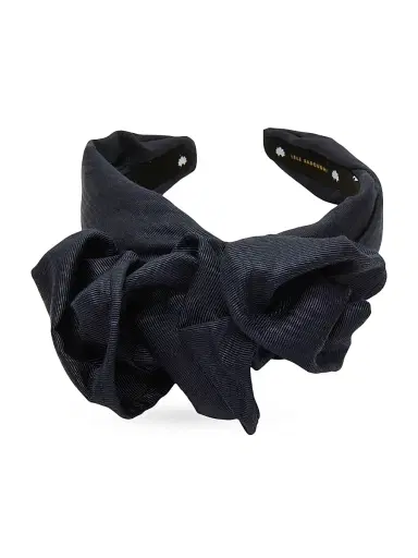 Lele Sadoughi Women's Crawford Moire Ruffled Headband | Thumbnail 2 Lele Sadoughi Women's Crawford Moire Ruffled Headband | Thumbnail 2
