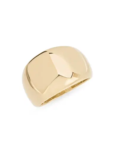 Lana Women's 14K Yellow Gold Curved Bubble Ring - Yellow Gold | Thumbnail 1 Lana Women's 14K Yellow Gold Curved Bubble Ring - Yellow Gold | Thumbnail 1