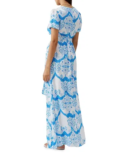 Melissa Odabash Women's Lou Floral V-Neck Maxi Dress - Florian | Thumbnail 3 Melissa Odabash Women's Lou Floral V-Neck Maxi Dress - Florian | Thumbnail 3