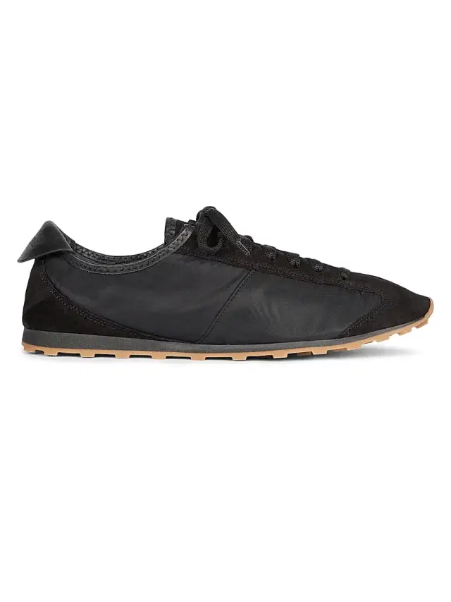 Men's Tennis Low-Top Shoes - Black Men's Tennis Low-Top Shoes - Black