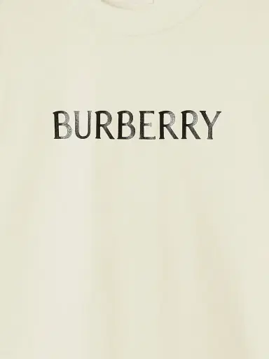 Burberry Women's Frankie Logo Cotton T-Shirt - Chalk | Thumbnail 2 Burberry Women's Frankie Logo Cotton T-Shirt - Chalk | Thumbnail 2