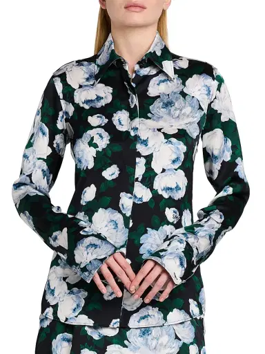 Stella McCartney Women's Bunch Of Roses Shirt - Size 2 | Thumbnail 3 Stella McCartney Women's Bunch Of Roses Shirt - Size 2 | Thumbnail 3